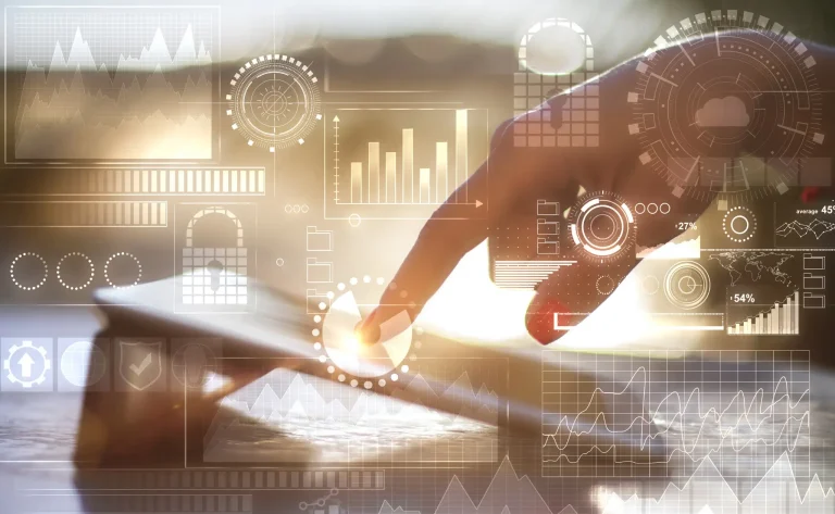 data strategy service - person analyzing and organizing data